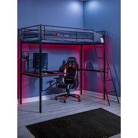 X Rocker Icarus Xl High Sleeper Bed With Gaming Desk