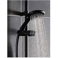 Triton 8000 Duraflow Five Spray Shower Head - Matte Black