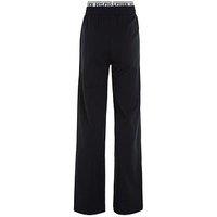 Tommy Hilfiger Girls Monotype Tape Wide Leg Sweatpant - Navy