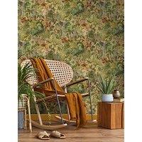 Holden Decor Vintage Peacock Wallpaper