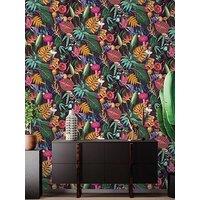Holden Decor Wonderland Wallpaper In Plum