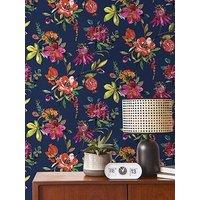 Holden Decor Melgrano Wallpaper - Navy