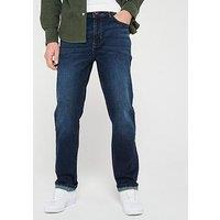 Very Man Straight Jeans With Stretch - Vintage Wash