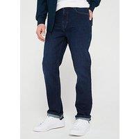 Very Man Straight Jeans With Stretch - Dark Wash