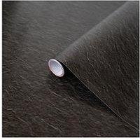 D-C-Fix Black Slate Matt Self Adhesive Vinyl Wrap Film - 67.5Cm X 2M