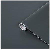 D-C-Fix Matt Anthracite Self Adhesive Vinyl Wrap Film - 67.5Cm X 2M