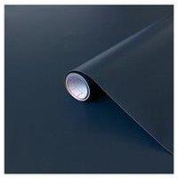D-C-Fix Matt Midnight Navy Self-Adhesive Vinyl Wrap Film &Ndash; 67.5 Cm X 2 M