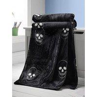 Catherine Lansfield Skulls Throw