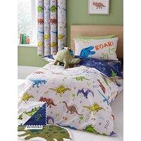 Catherine Lansfield Prehistoric Dinosaurs Natural Duvet Cover Set