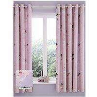 Catherine Lansfield Dancing Fairies Reversible Eyelet Curtains W168Xd183Cm(W66Xd72Inches)