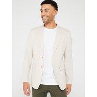 Very Man Linen Blazer - Stone