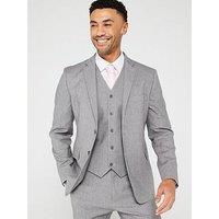 Very Man Textured Suit Jacket - Grey