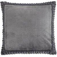Catherine Lansfield Velvet & Faux Fur Cushion