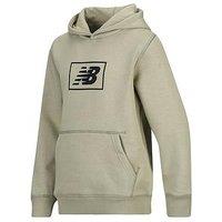 New Balance Essentials Brushed Back Hoodie - Green