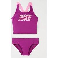 Nike Sketch Crossback Midkini Set - Purple