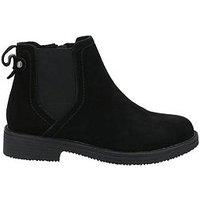 Hush Puppies Wide Fitting Maddy Ankle Boot - Black