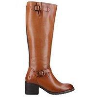 Hush Puppies Heidi Buckle Knee Boot - Tan