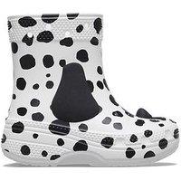Crocs Kids Classic Graphic Boot Sandal - White