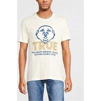 True Religion True Buddha Face T-Shirt - Cream