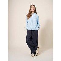 White Stuff Sophie Cotton Shirt - Blue