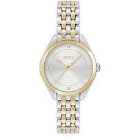 Boss Ladies Mae Two Tone Link Bracelet Watch