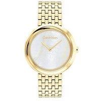 Calvin Klein Women'S Calvin Klein Gold Plated Bracelet Watch