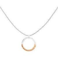 Calvin Klein Women'S Calvin Klein Two Tone Stainless Steel And Rose Gold Ip Necklace