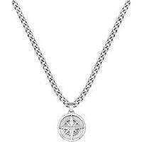 Boss Gents Stainless Steel Compass Necklace