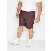 BadRhino Mens Big & Tall Geometric Print Stretch Chino Shorts