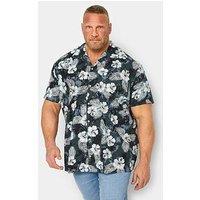 Badrhino Poplin Flower Holiday Shirt - Green