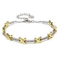 Say It With Luxe Kiss Tennis Bracelet
