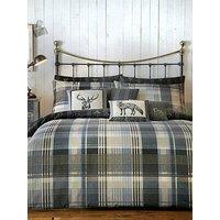 Dreams & Drapes Connolly Check 100% Brushed Cotton Duvet Cover Set