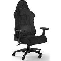Corsair Tc100 Relaxed Gaming Chair - Fabric (Black)