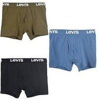 Levi'S Boys 3 Pack Boxer Brief - Black