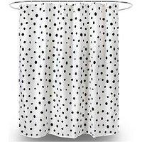 Aqualona Dalmatian Dots Shower Curtain