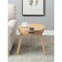 Jual San Francisco Smart Lamp Table - Real Wood Veneer