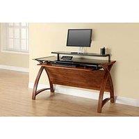 Jual Helsinki Large Desk With Pull Out Shelf - Real Wood Veneer