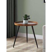 Jual Siena Lamp Table - Black/Walnut