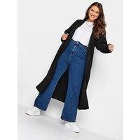 Yours Opp Cardigan Maxi Length - Black