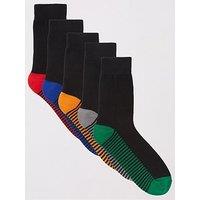 Everyday Heel & Toe Socks - 5 Pack - Multi