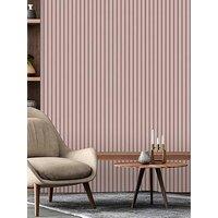 Fine Decor Acoustic Panels Wallpaper - Blush