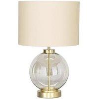 Bhs Mini Metro Table Lamp - Satin Brass/Champagne