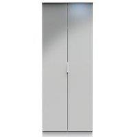Swift Adair Ready Assembled 2 Door Wardrobe - Matt Grey
