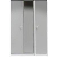 Swift Verity Part Assembled 3 Door Mirrored Wardrobe