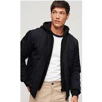 Superdry Military Hooded Ma1 Bomber Jacket - Black