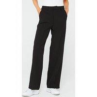 Only Lana-Berry Straight Leg Trousers - Black