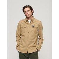 Superdry Trailsman Flannel Shirt - Brown