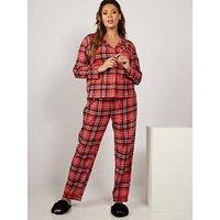 Boux Avenue Red & Black Pj In A Bag - Black & Red Mix