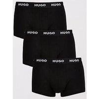 Hugo Triplet 3 Pack Trunks - Black