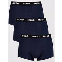Hugo Triplet 3 Pack Trunks - Navy